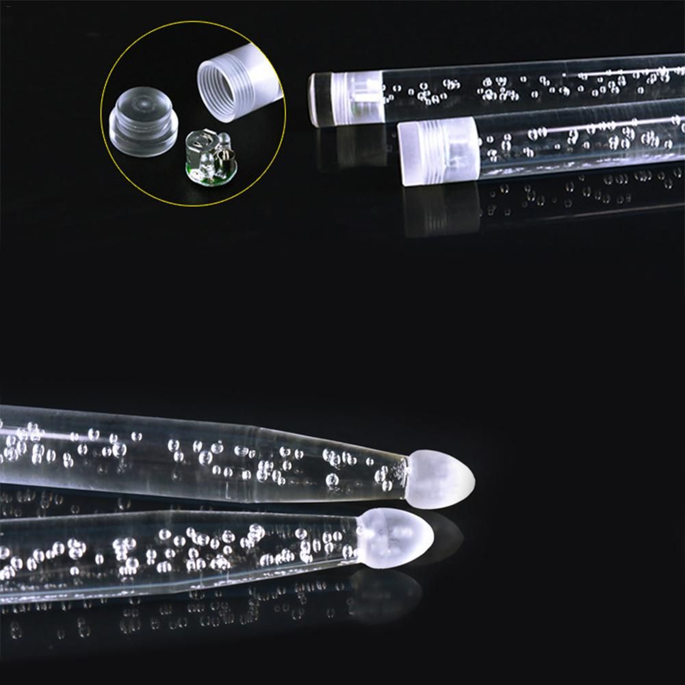 5A Acrylic Drum Stick LED Noctilucent Glow In The Dark Stage Performance Lichtgevende Jazz Drumsticks Bags Drum Accessories 4