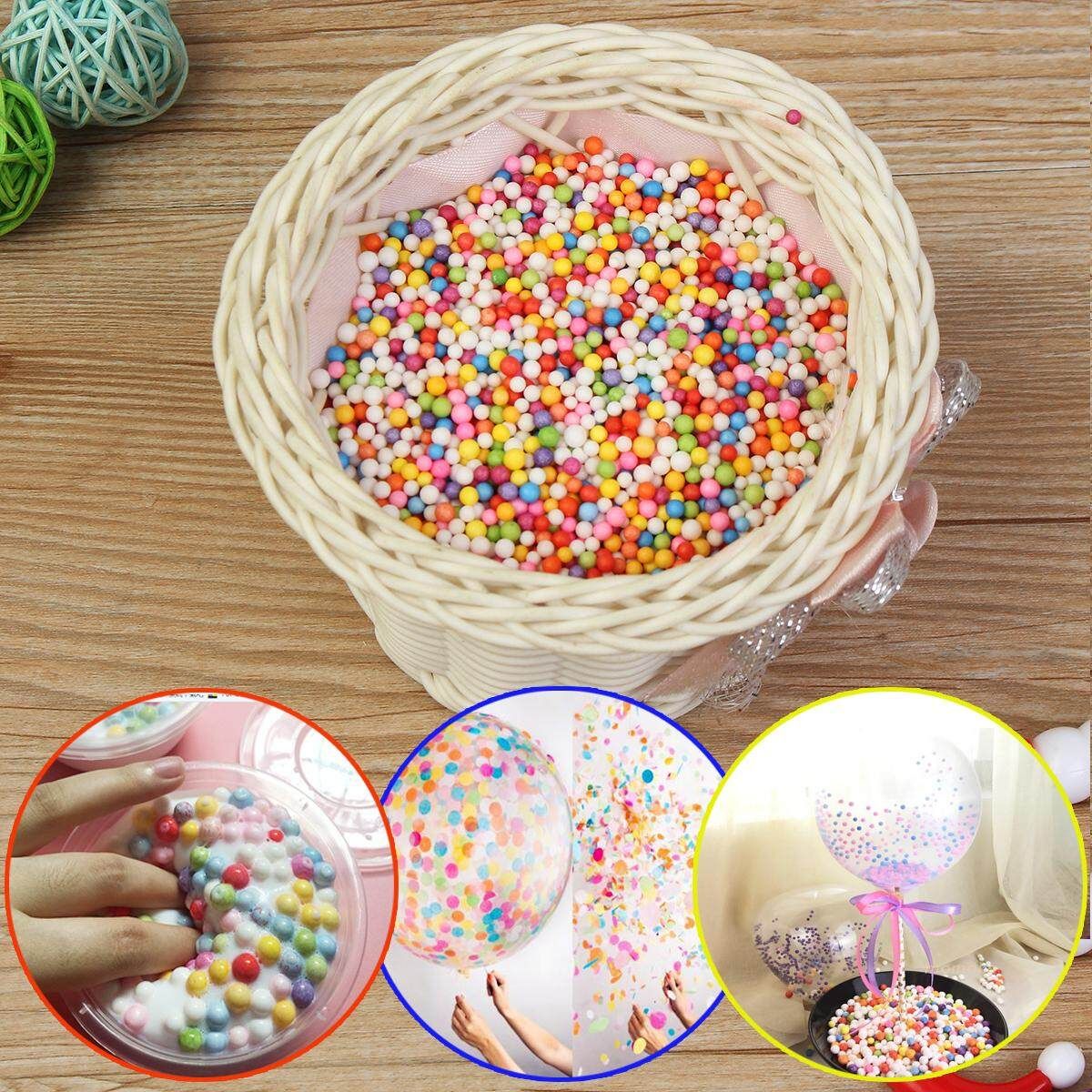 Styrofoam Foam Balls Beads For Slime Polystyrene DIY Balloon Decoration