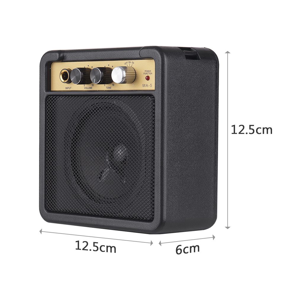 Mini Guitar Amplifier Amp Speaker 1W