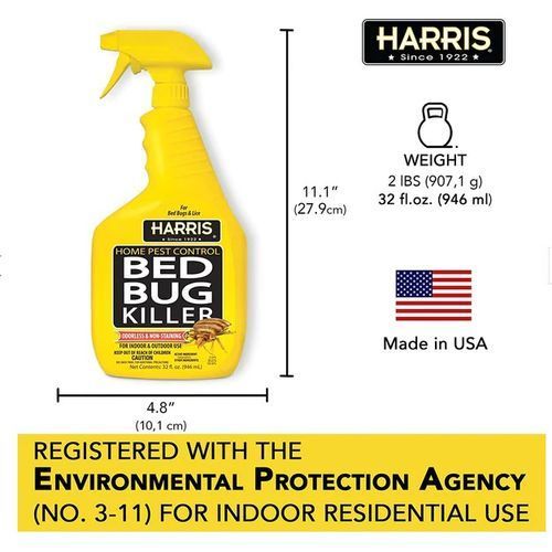 Bed Bug Killer, Ready To Use Spray 946 Ml 32 Oz