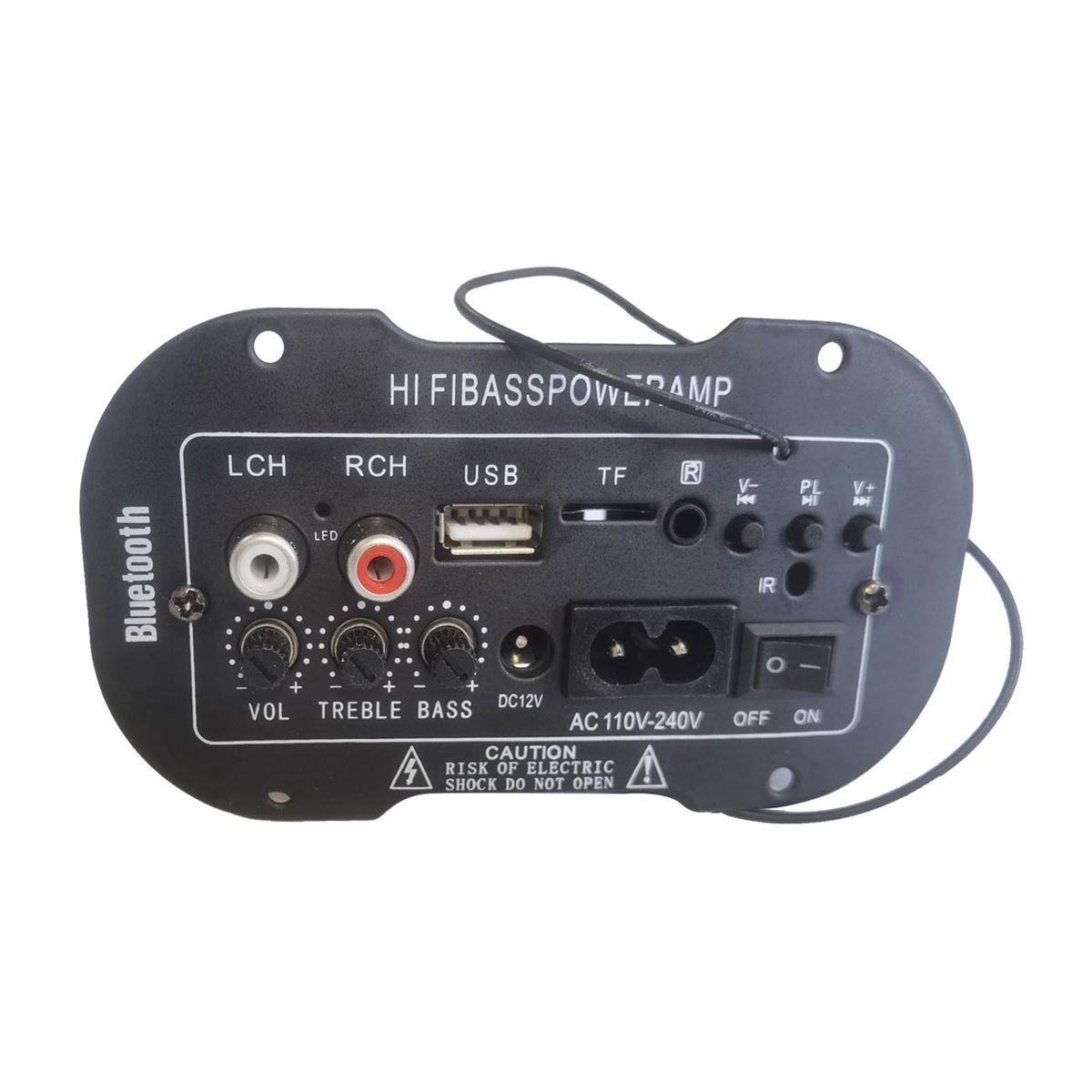 Small 5" 220V Power Bluetooth Audio Hi-Fi Bass Mini Amp, Radio Audio
