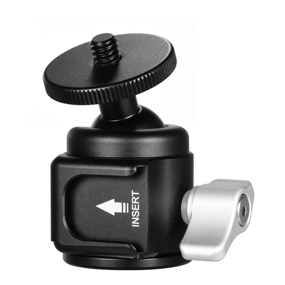 Mini Aluminum Alloy Ball Head Camera Tripod Head CNC