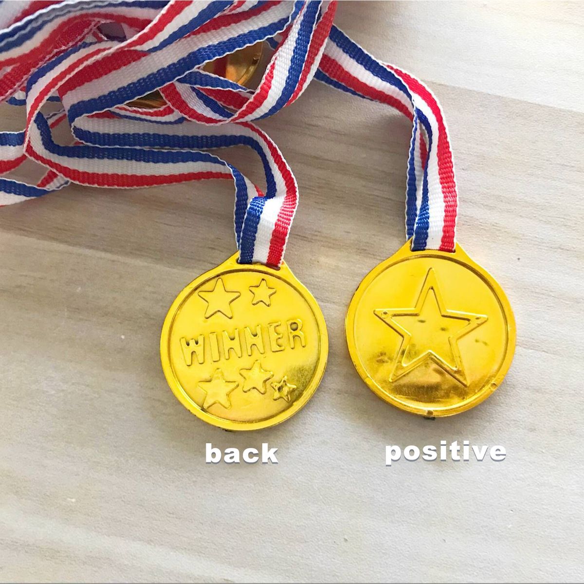10pcs Medals Funny Long Rope Star Design Winner Medals Toy-