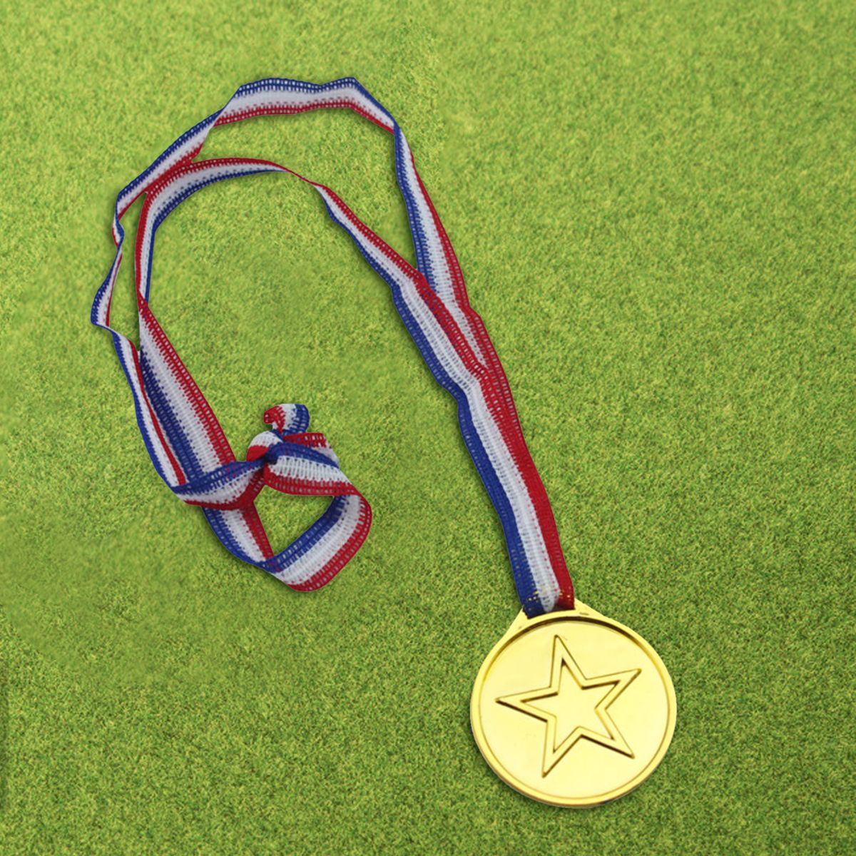 10pcs Medals Funny Long Rope Star Design Winner Medals Toy-