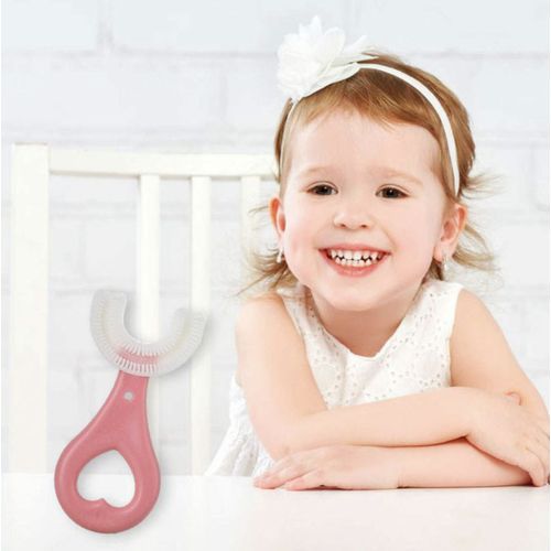 Kids Teeth Cleaning Brush U-Shape For Kids Children  2-6 Years