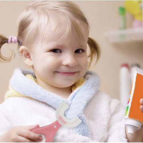Kids Teeth Cleaning Brush U-Shape For Kids Children  2-6 Years