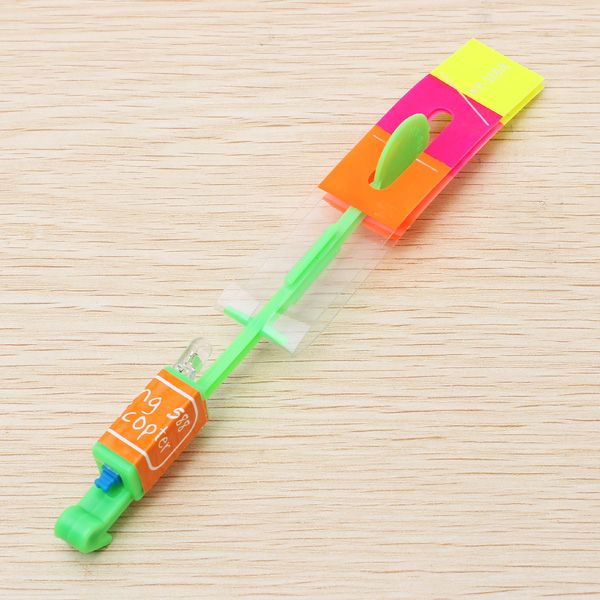 10 PCS Green LED Light Flying Sling Rocke Flyer Boomerangt Arrow Toys Gift