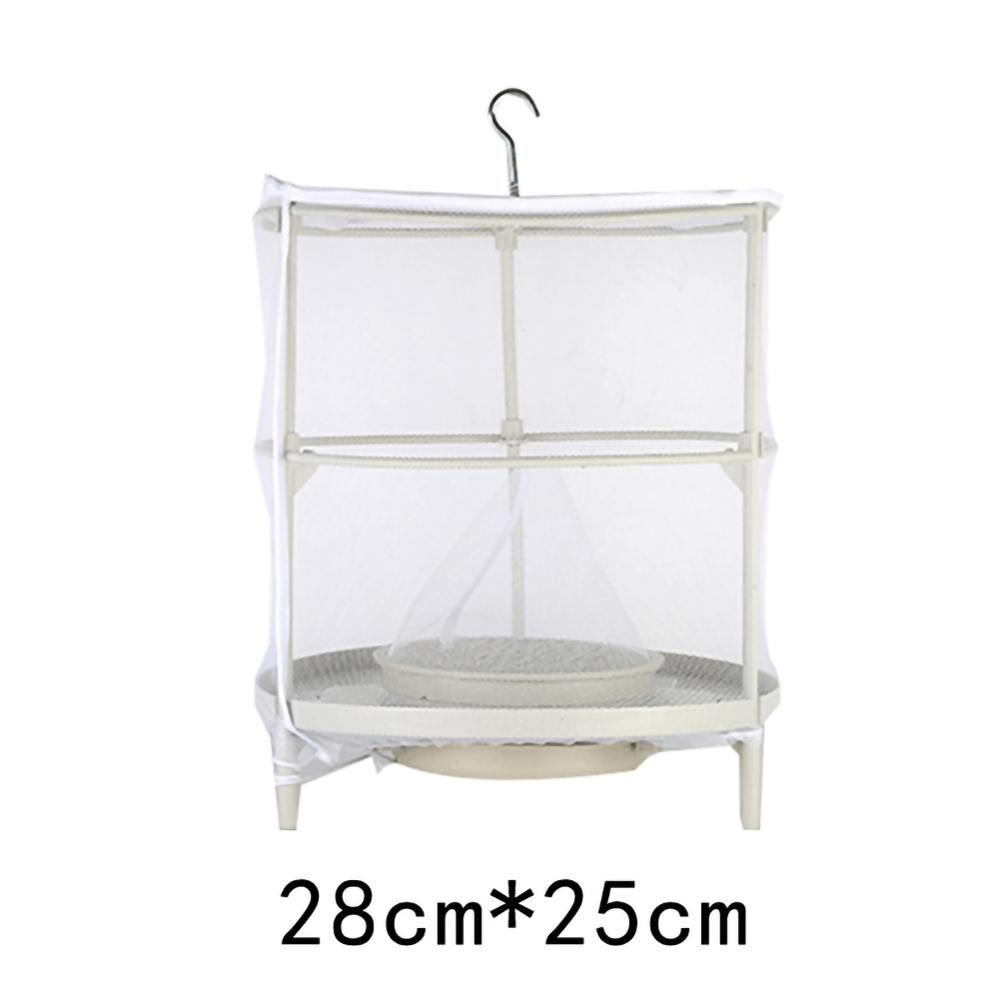 (white)Folding Fly Trap Catcher Killer Cage Net Pest Control