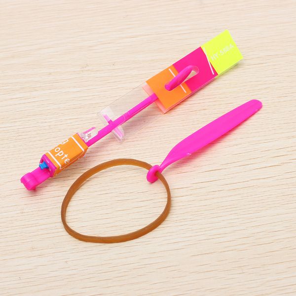 10PCS Pink LED Light Flying Sling Rocke Flyer Boomerangt Arrow Toys Gift