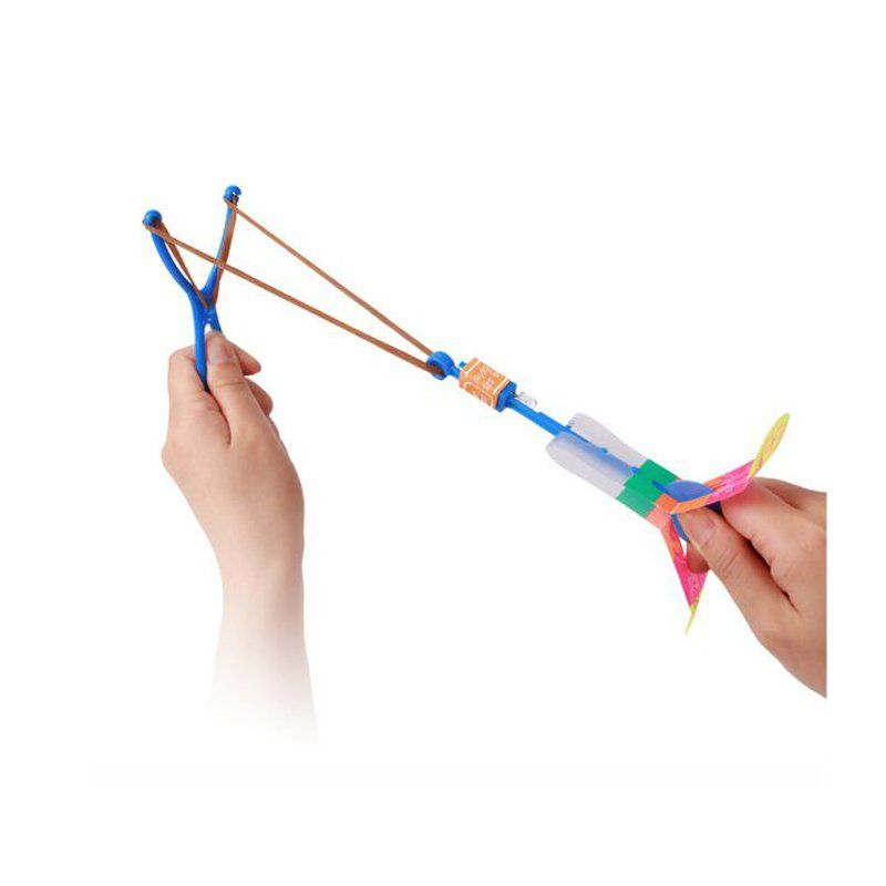 10PCS Pink LED Light Flying Sling Rocke Flyer Boomerangt Arrow Toys Gift