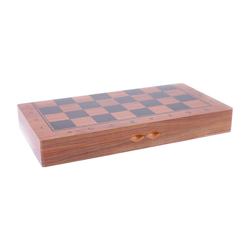 Magnetic Wooden Folding Chess Set With Felted Game Board