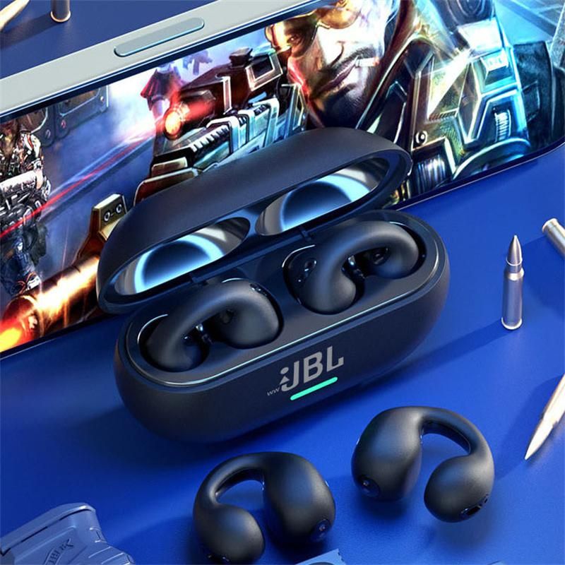Original wwJBL T75 Wireless Bluetooth Earphones Sound Earcuffs TWS Ear Hook Headset Sport Earbuds Game Headphones With Microphon