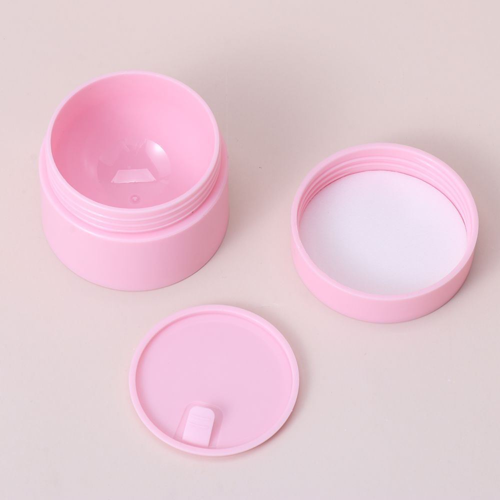 Colorful Empty Cream Jar Cosmetic Jar Makeup Container Round Refillable Bottle Plastic Box Travel Bottle Tool 5g/15g/20g/30g/50g(#black)