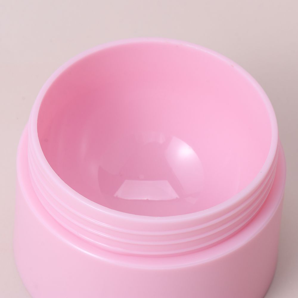 Colorful Empty Cream Jar Cosmetic Jar Makeup Container Round Refillable Bottle Plastic Box Travel Bottle Tool 5g/15g/20g/30g/50g(#black)