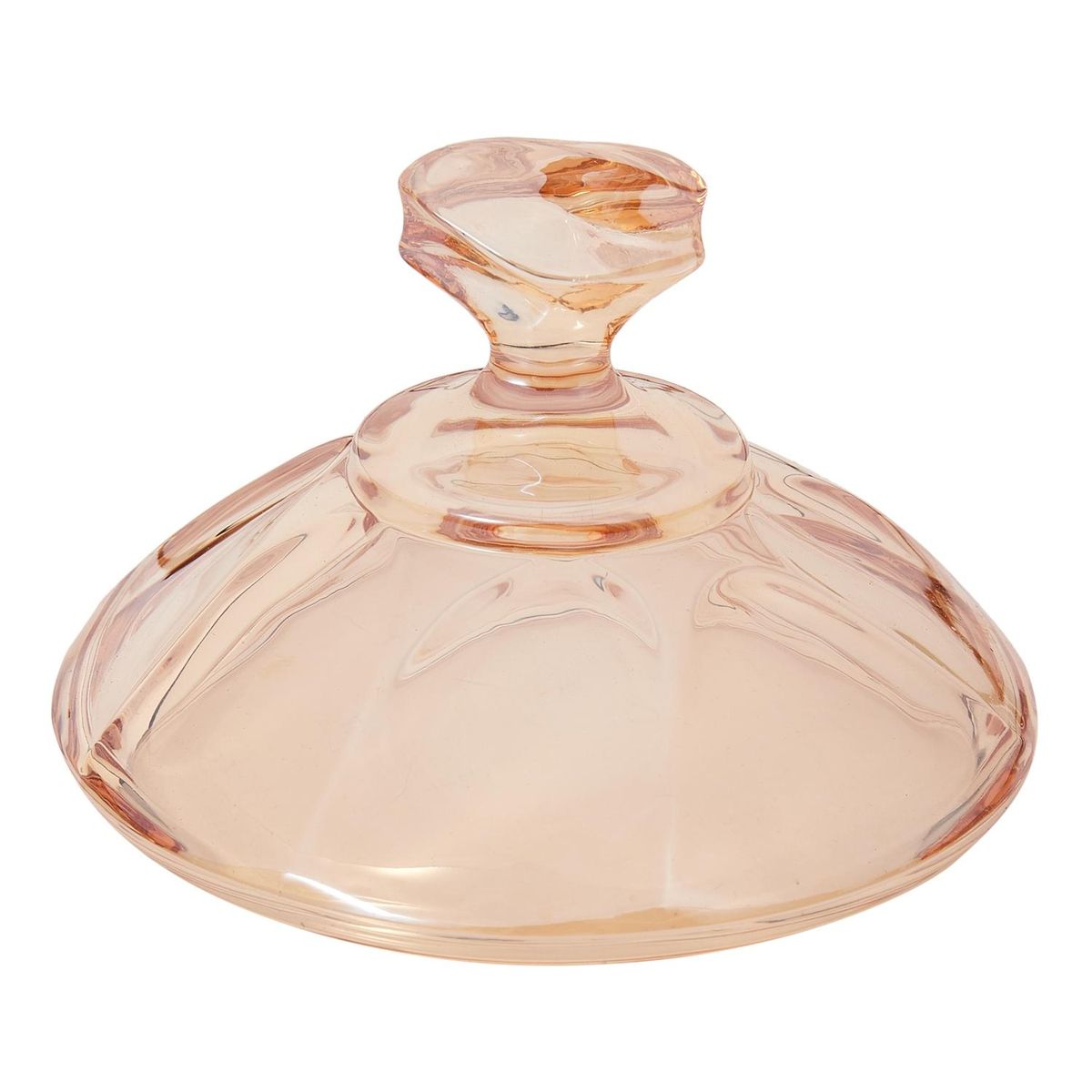 Candy Jar Pa Amber Relief with Lid Glass Sugar Jar