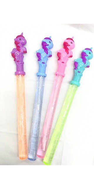 Unicorn Bubble Stick Assortment (Available In Blue, Purple, Green & Pink)