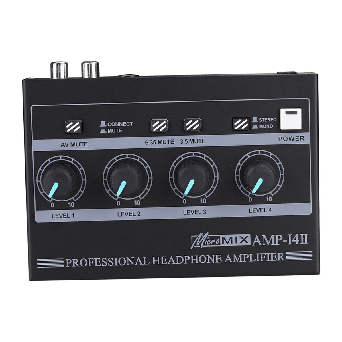 Stereo Headphone Amplifier 3 Input Jacks 8 Output For Computers