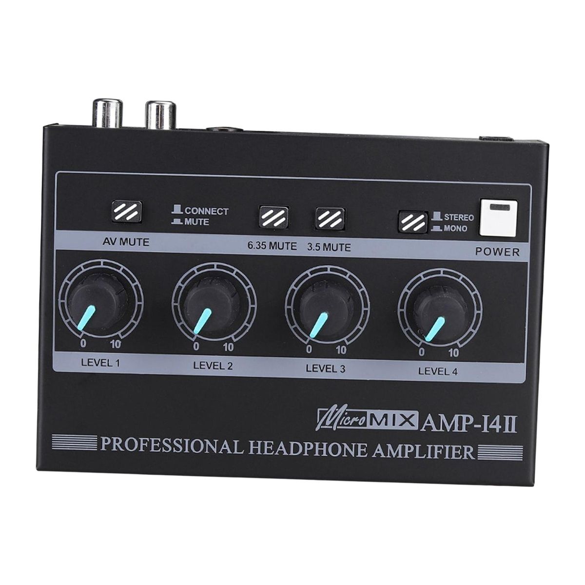 Stereo Headphone Amplifier 3 Input Jacks 8 Output For Computers