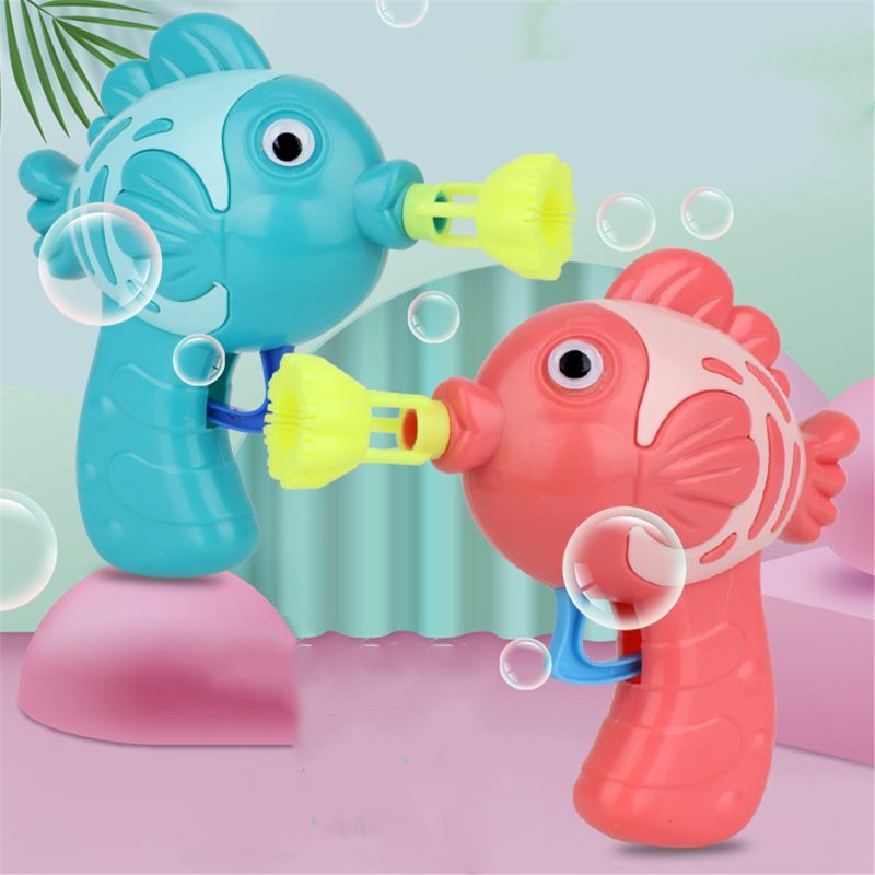 Cute Fish Soap Water Bubble Gun Bubble Blower