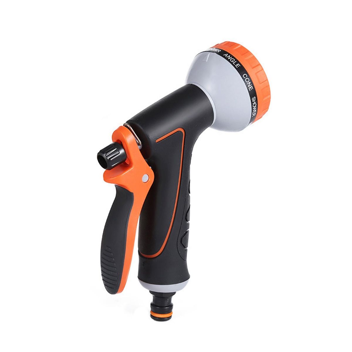 Gardening Sprinkler Car Cleaning Sprayer Pet Washing Sprinkler Orange and Black