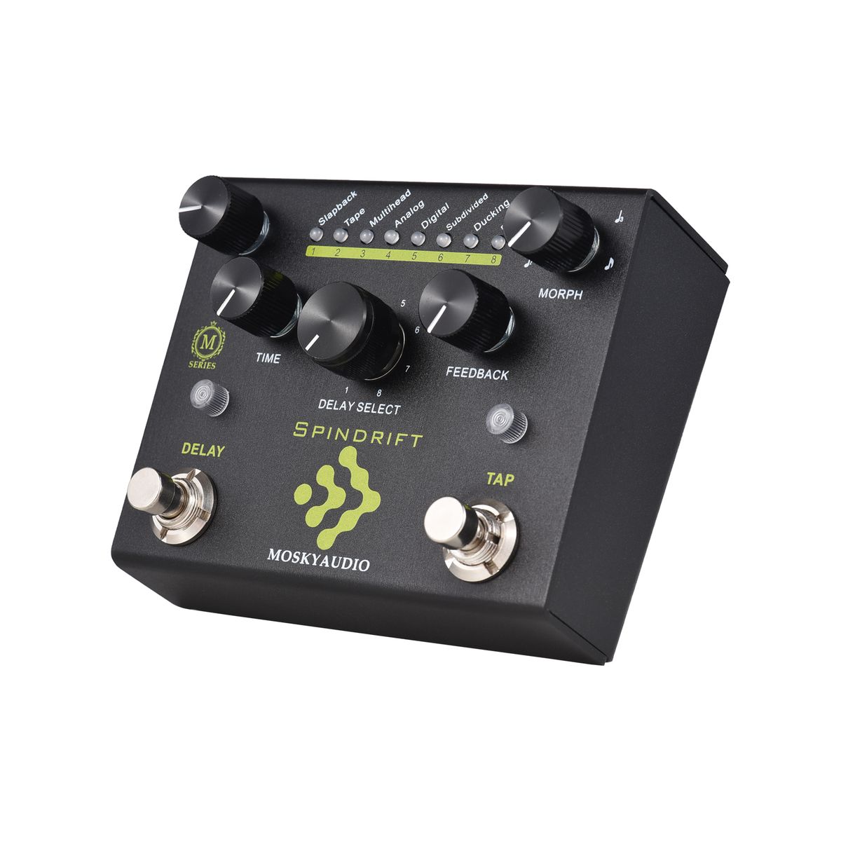 MOSKYAudio Guitar Effect Pedal Digital Delay With TAP Dual