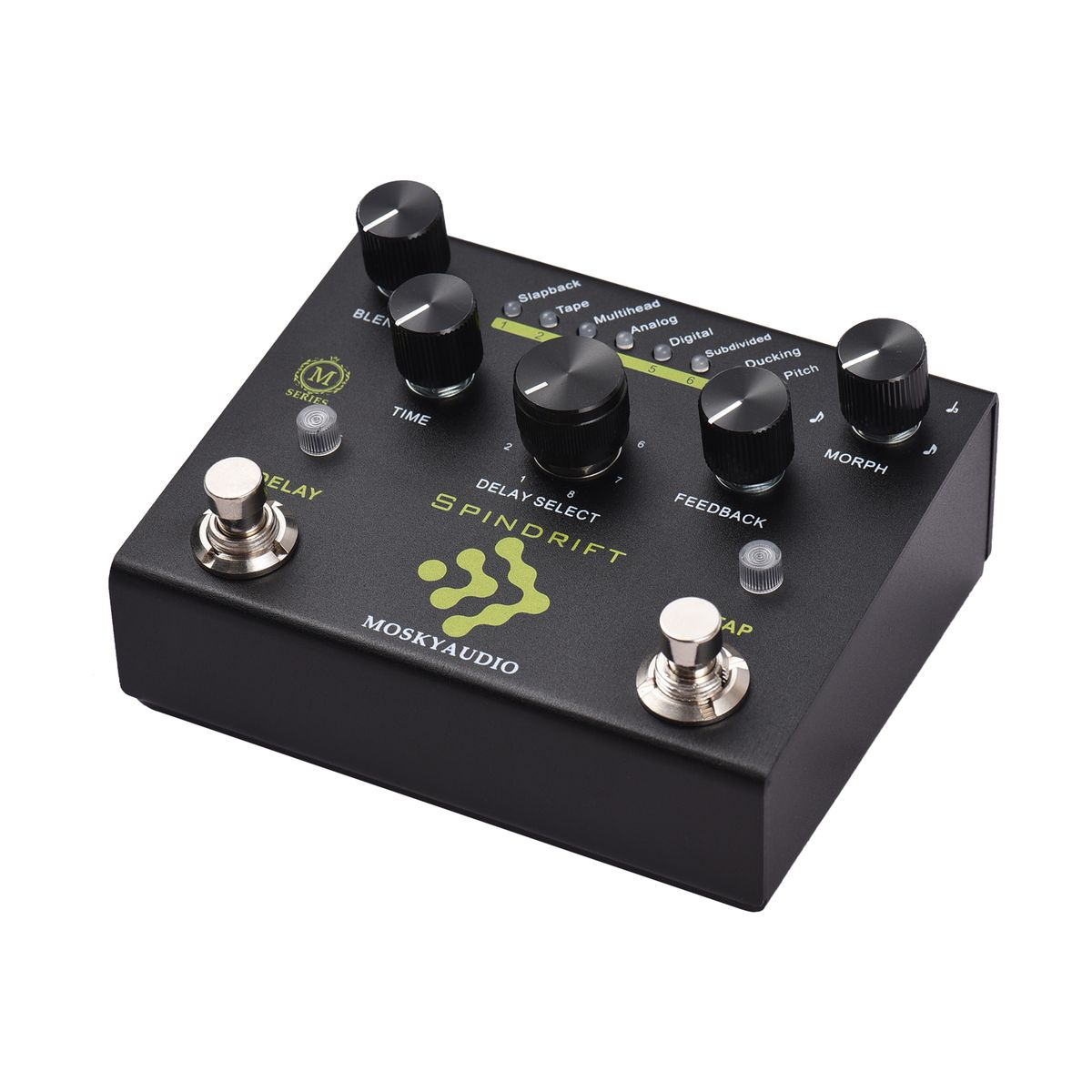 MOSKYAudio Guitar Effect Pedal Digital Delay With TAP Dual