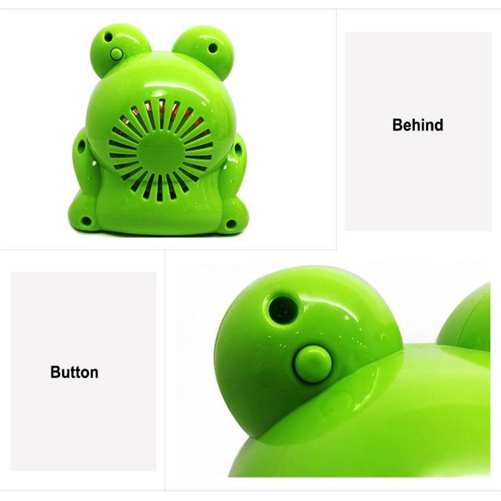 New Cute Frog Automatic Bubble Machine Gun Soap Bubble Blower