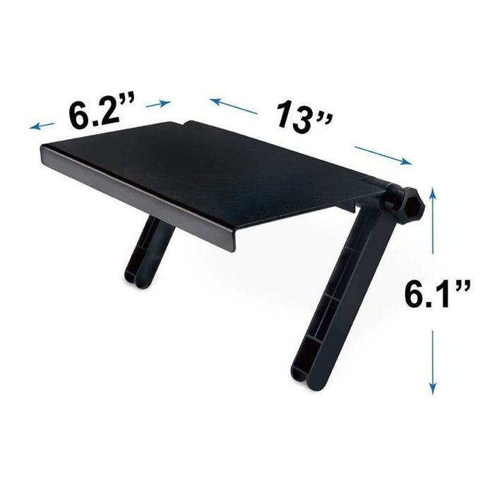 Computer Monitor Riser Desktop Stand ABS TV Rack Display Storage Desk Bracket Black