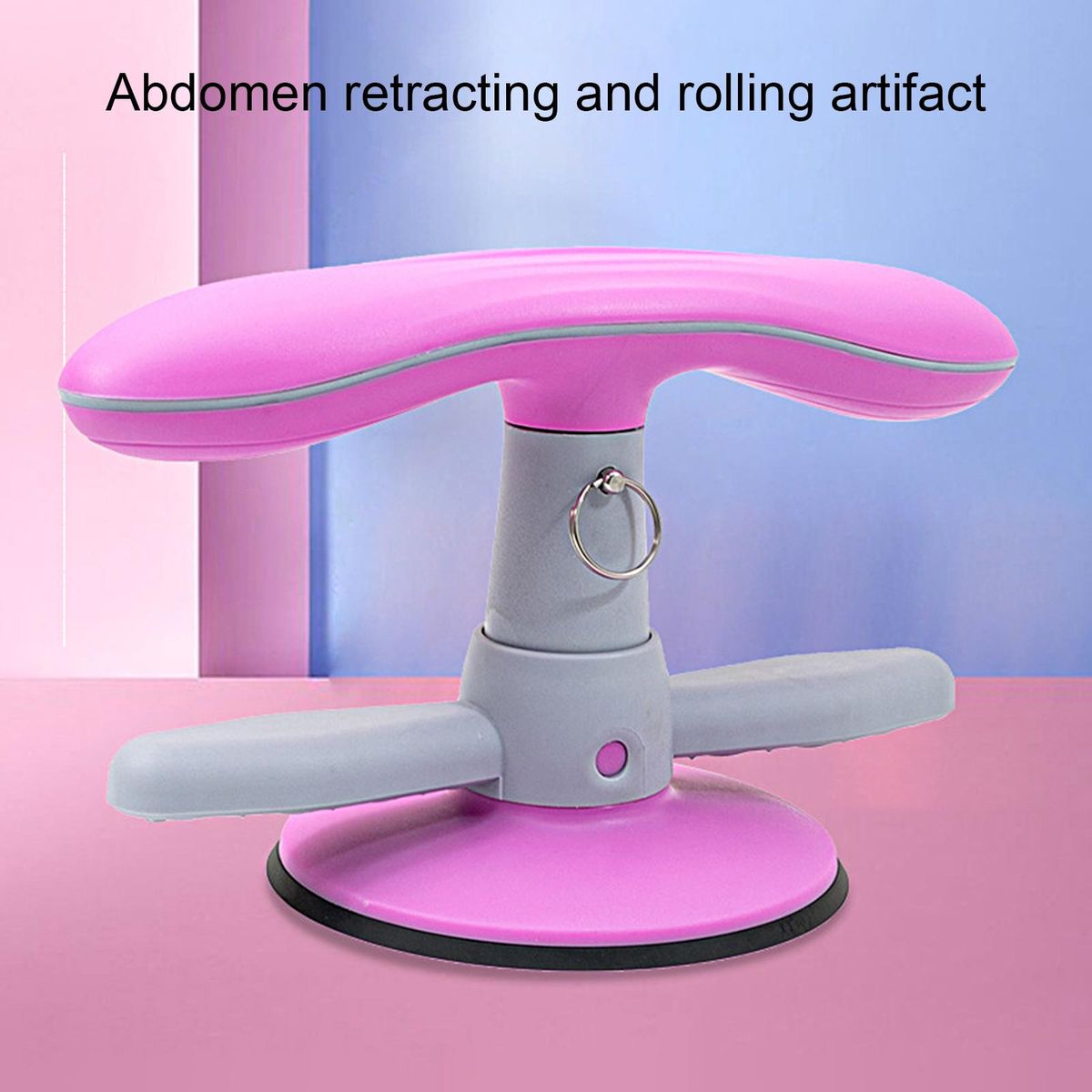 Sit Up Bar Self Suction Sit Up Assistant Device Pink