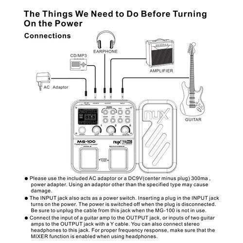 Guitar Effect Pedal - MG-100