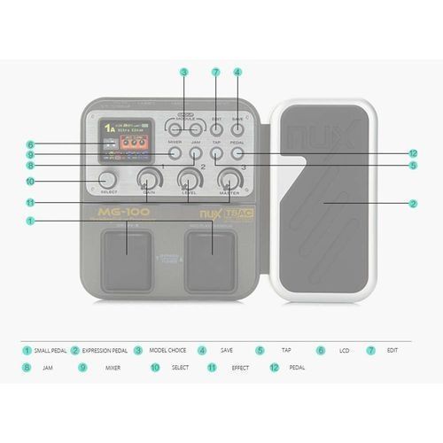 Guitar Effect Pedal - MG-100
