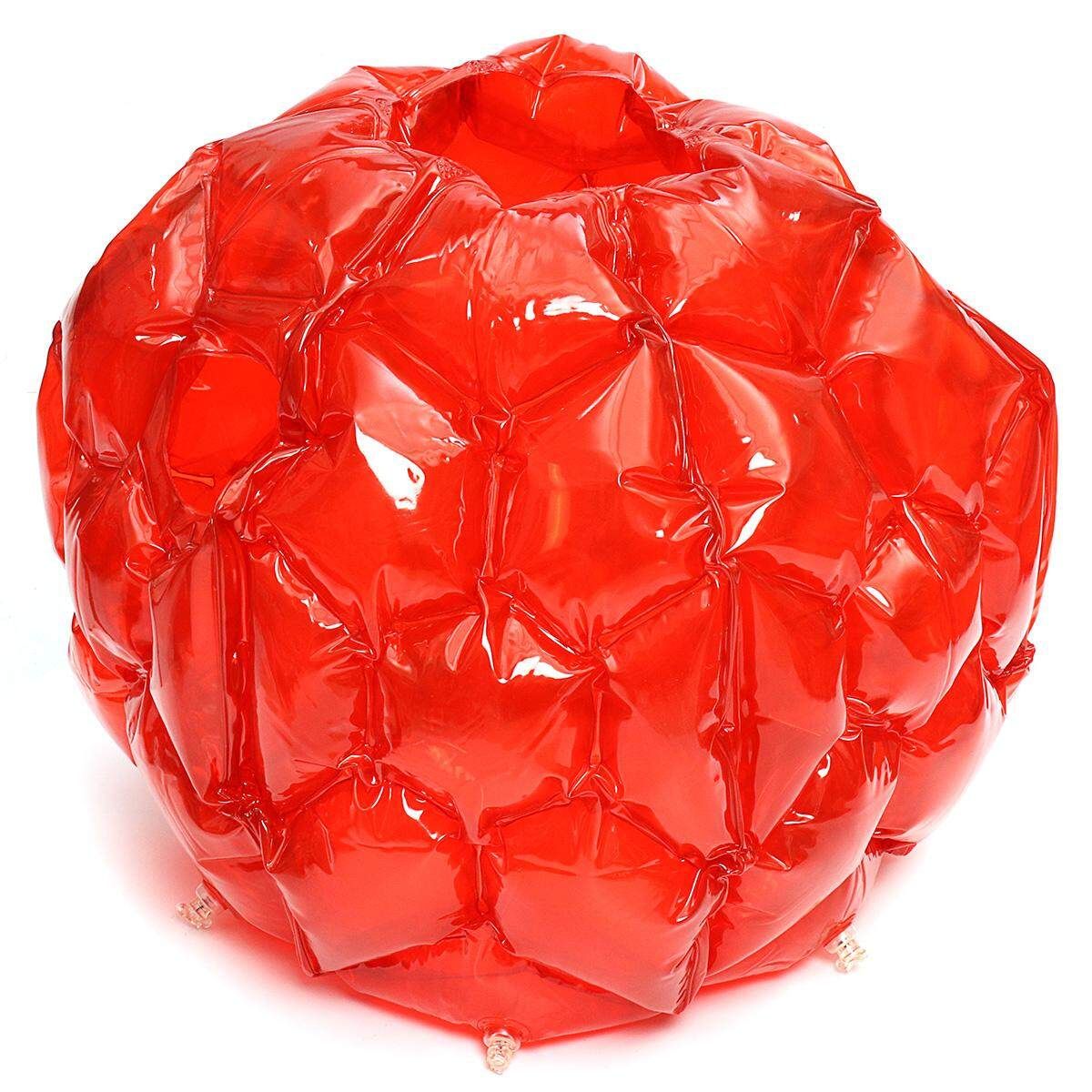 60CM PVC Inflatable Bubble Ball Kids Impact Toy Soccer Football Outdoor Sport Gules