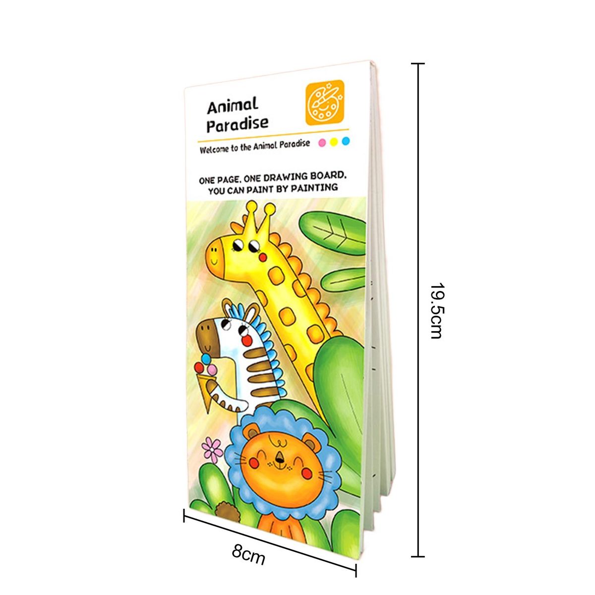 Travel Watercolor Painting Kit 20 Scenes 6 Pigments Stress for Kids