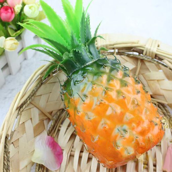 Artificial Pineapple Foam Cabinet Display Decor Fruits Decorative