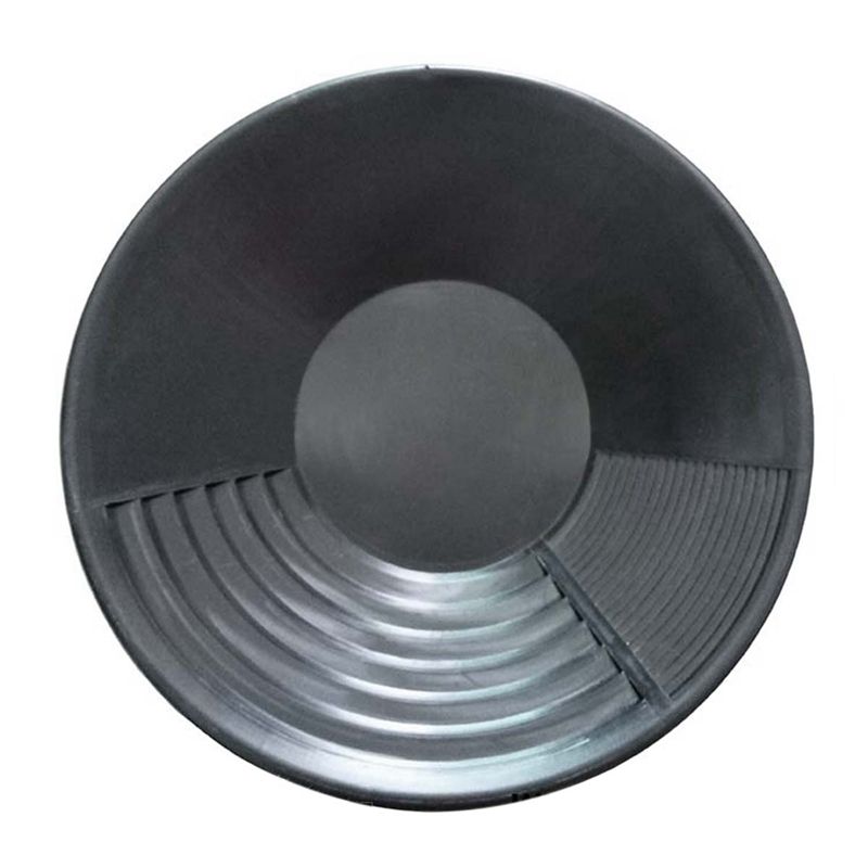 Black Plastic Gold Pan Basin Nuet Mining Dredging Prospecting For Sand Gold Mining Manual Wash Gold Panning Equipment-Black