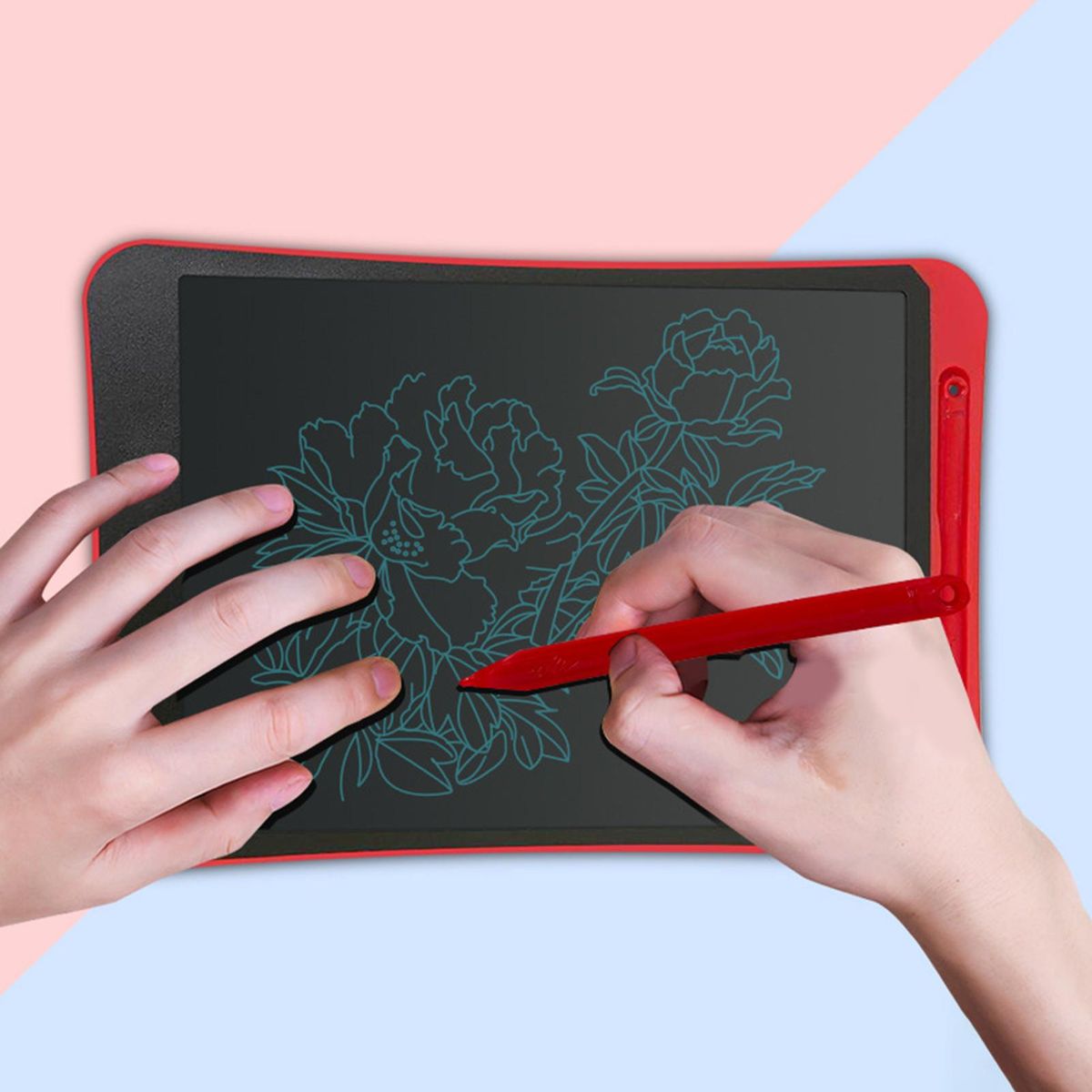 Handwriting Pad Battery Operated Graphic Board Red