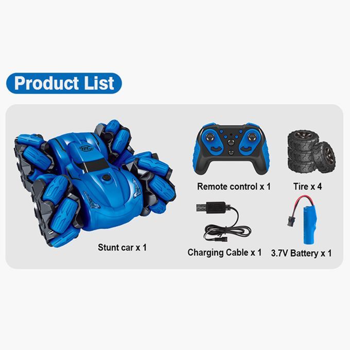 Remote Control High Speed Drift Sidetrack Stunt Automobile