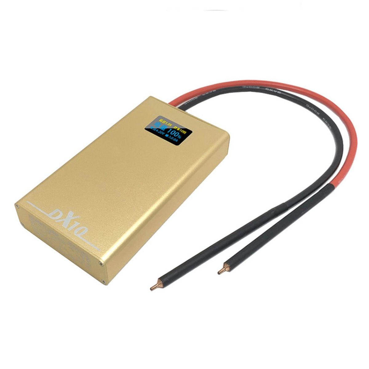 10600mAh Portable Spot-Welding Machine with Welding Pens OLED Display 20 Gears Power Adjustment 20 Gears Delay Adjustable Intelligent DIY Spot-Welding Set for Lithium Battery