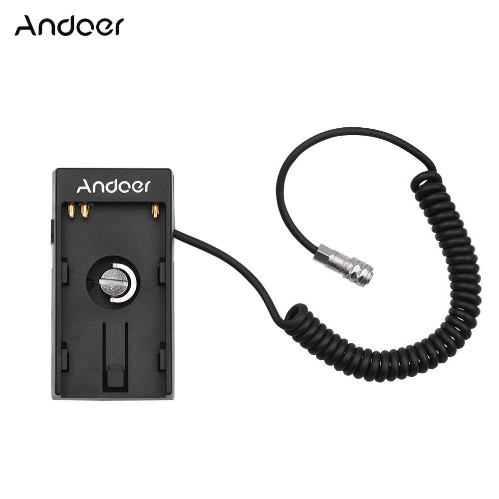 Andoer Camera DV Battery Power Supply Mount Plate Adapter with 1/4 Inch Screw for Blackmagic Cinema Pocket Camera BMPCC 4K Replacement for Sony BP-U30 U60 U90 BP-U Battery