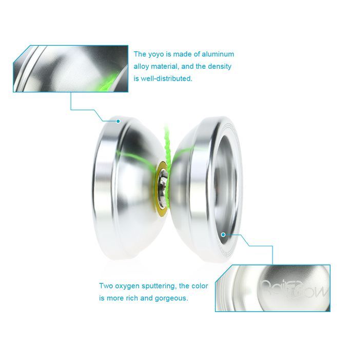Professional Magic Yoyo T6 Aluminum Alloy Metal Yoyo 8
