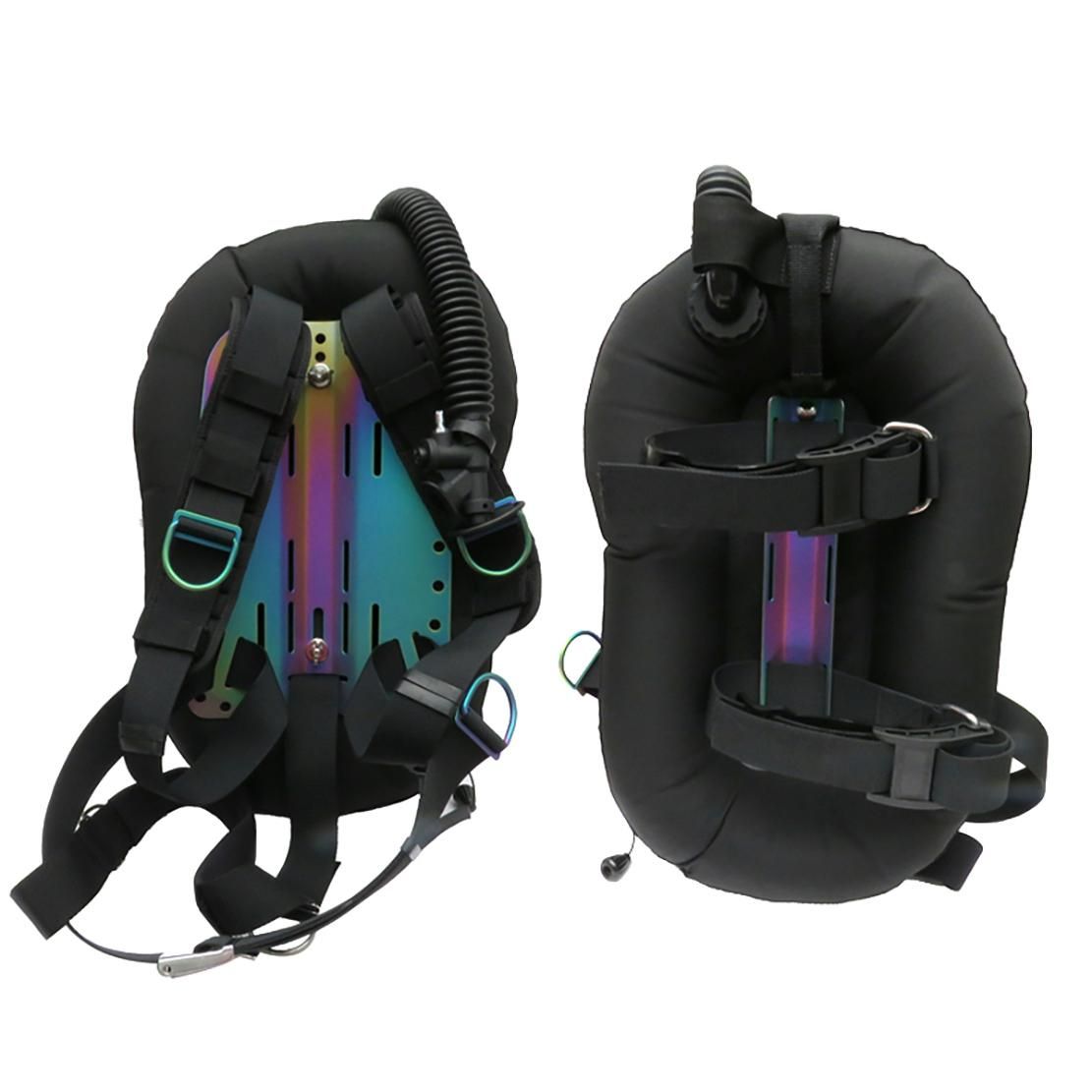 Scuba Tech Diving Sidemount Backmount BCD Titanium 2Inch D