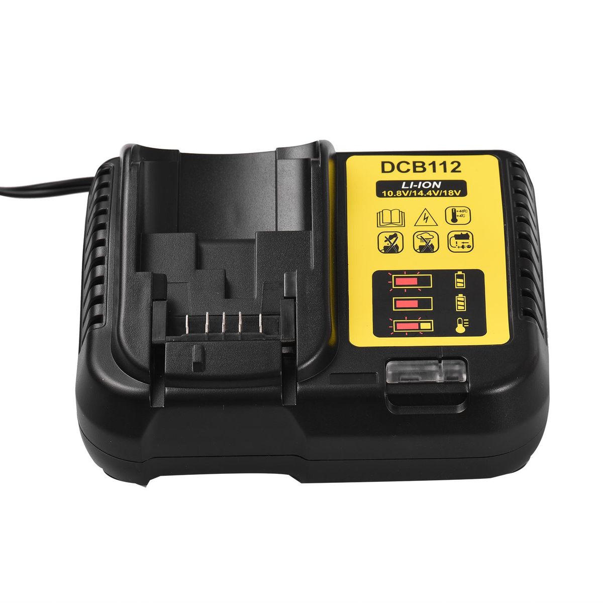 Power Tool Battery Charger Lithium-ion Battery Recharger Recharging Device Cell Charger Compatible with Dewalt 12V-20V Li-ion Battery US Plug