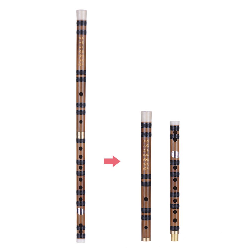 Pluggable Handmade Bitter Bamboo Flute/Dizi Traditional