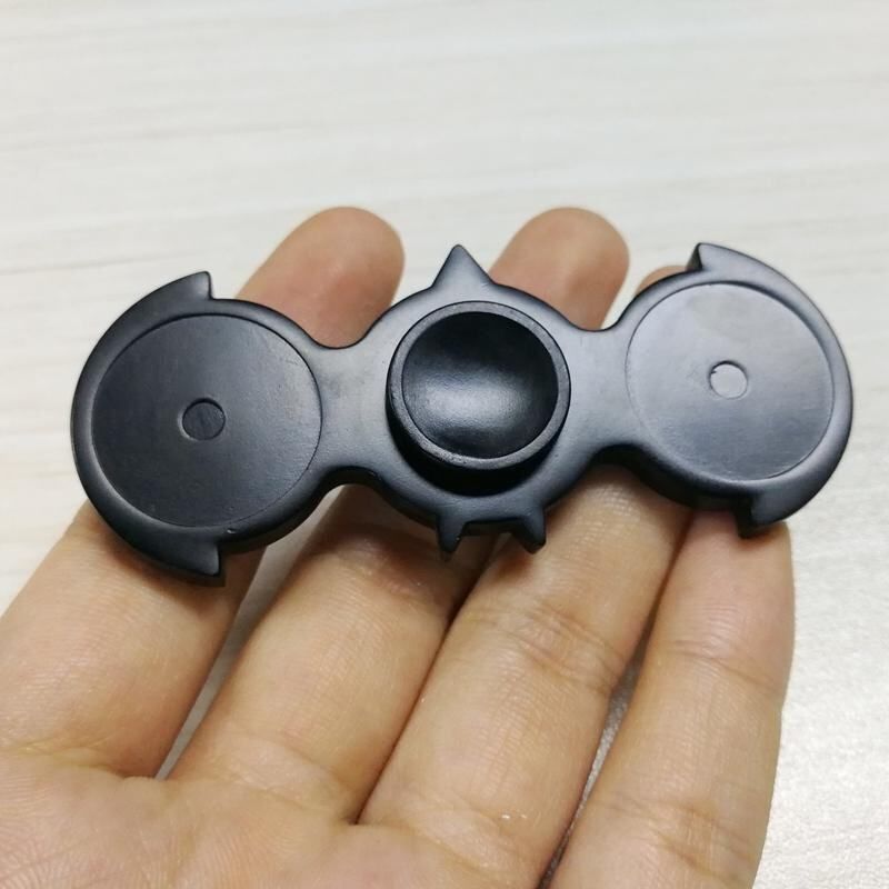 EDC Hand Spinner Finger Gyro Spinner Fidget Gadget Focus Reduce Stress Tool Black Black (black)