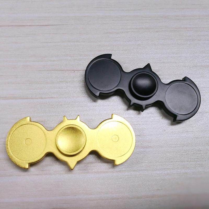 EDC Hand Spinner Finger Gyro Spinner Fidget Gadget Focus Reduce Stress Tool Black Black (black)