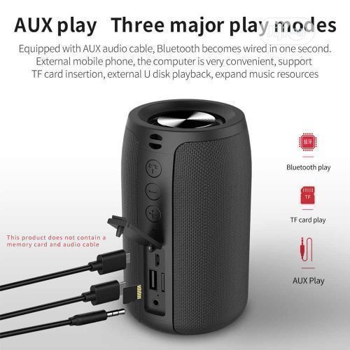 Waterproof S32 Outdoor Bluetooth Speaker BLACK