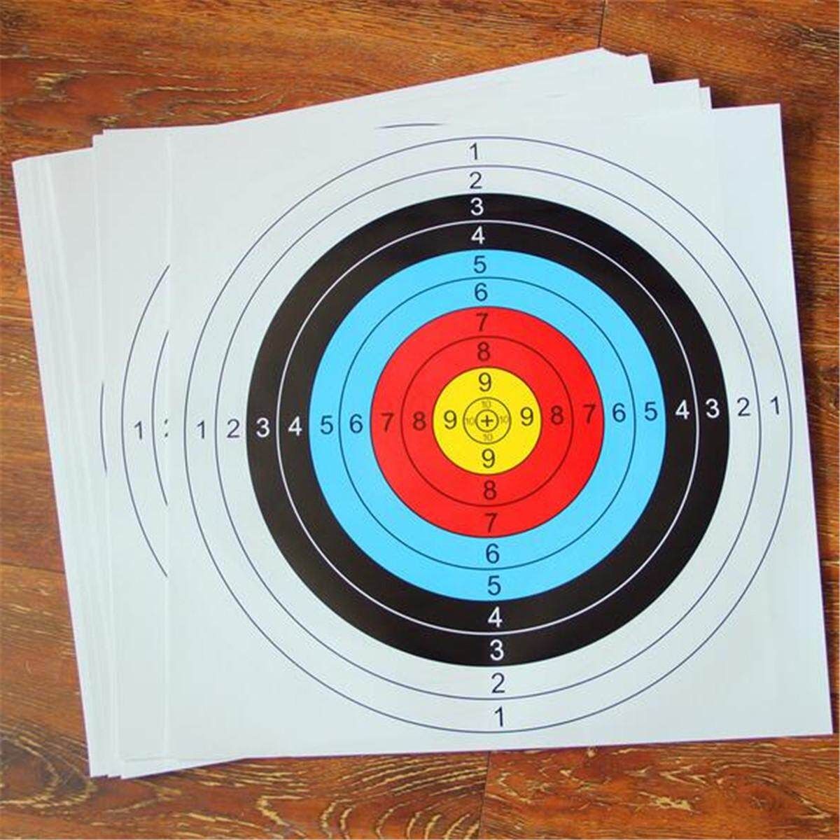 20PCS 40x40cm New Archery Target Faces Suitable For Bows Crossbows Heavy