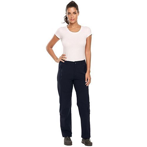Women Fashion Casual Sports Windproof Waterproof Outdoor Pants ( Navy Blue )