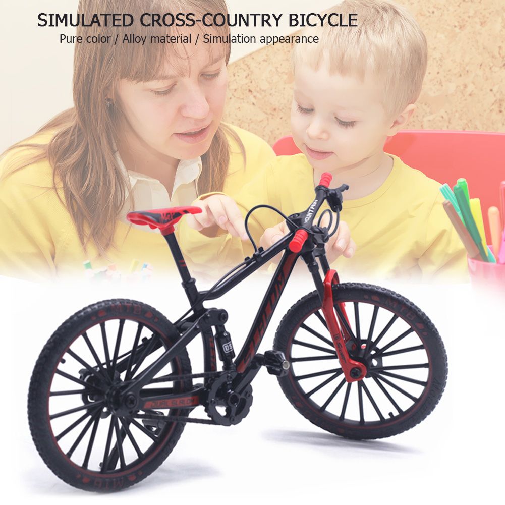 1 PCS Finger Alloy Bicycle Model Mini BMX Bike Boys Toy Creative Game Gift Bikes Mountain Bicycles Model Toys For Children