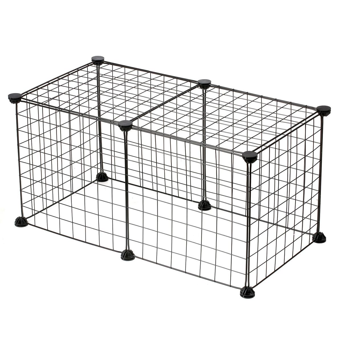 8-Panel Pet Playpen Pet Pen Without Door for Small Animals Puppy Kitten Guinea Pigs Rabbit Bunny Rat (35×35cm Each Panel)